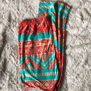 Vintage LLR Aztec TC leggings